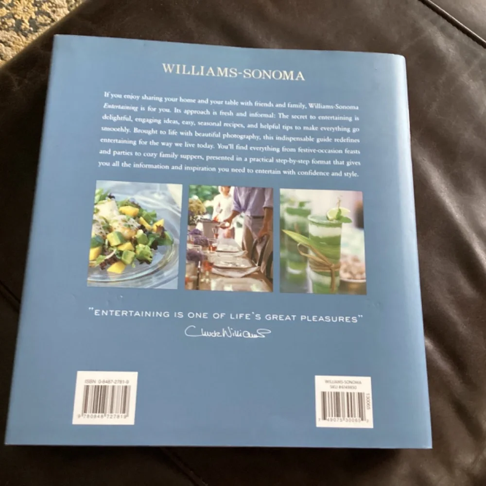 Williams-Sonoma Entertaining cookbook